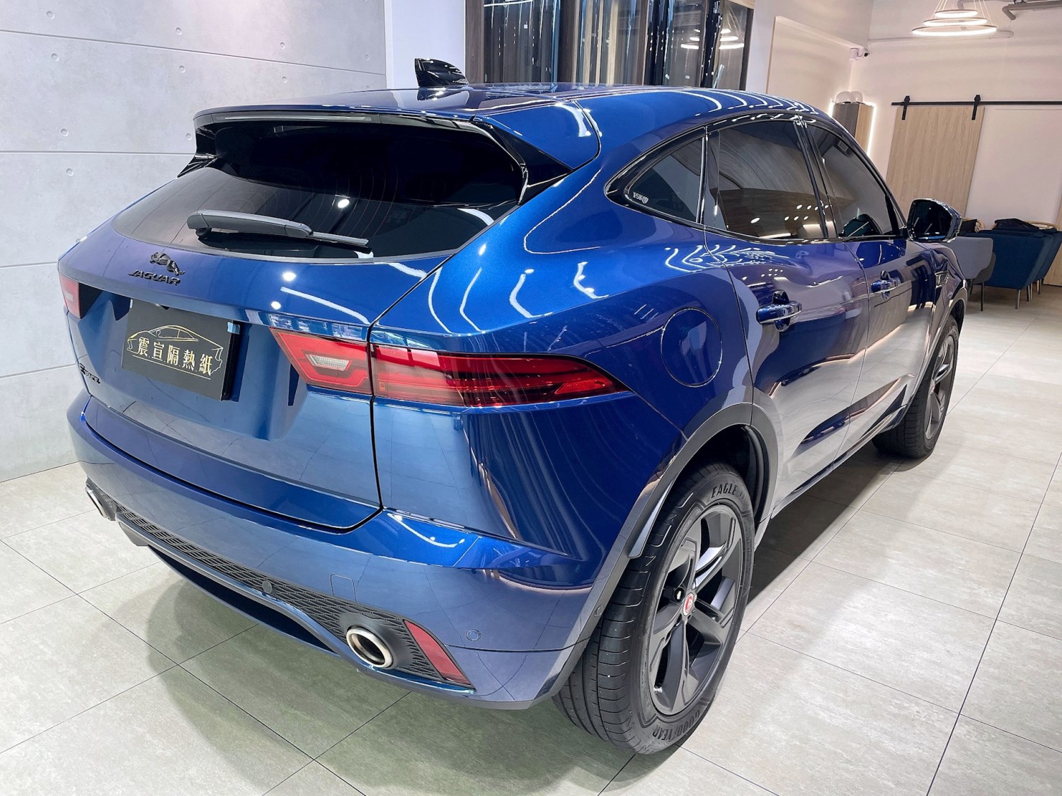 新北震宣汽車隔熱紙-Jaguar E‑PACE-前檔隔熱紙FSK冰鑽F45-車窗隔熱紙FSK冰鑽F30.F20